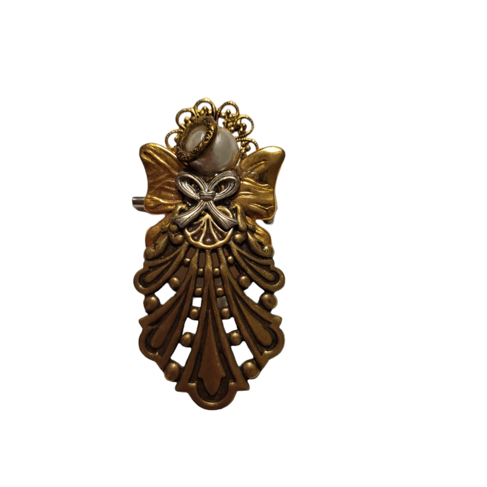Hand Crafted Angel Pin Brooch